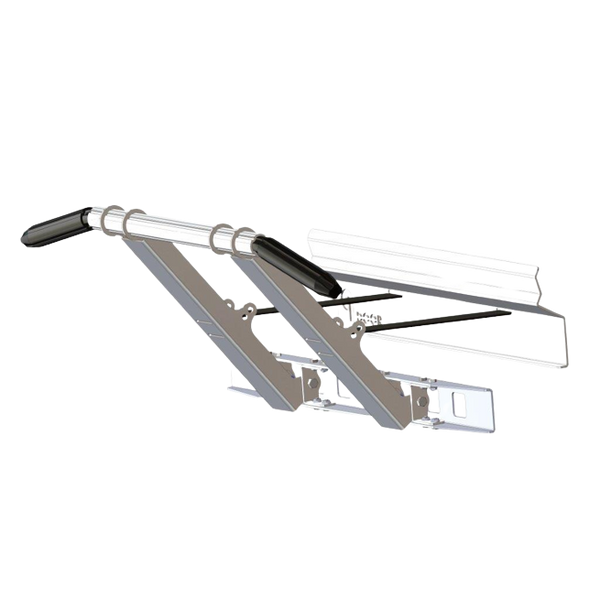 Q-Door aluminum door frame pull up bar