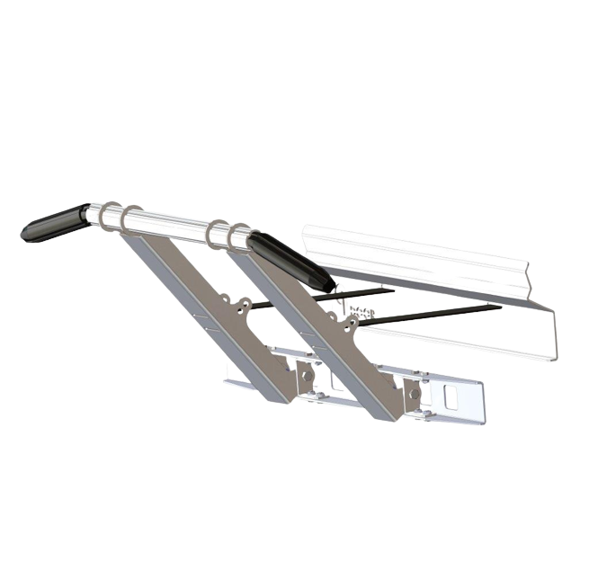 Q-Door aluminum door frame pull up bar